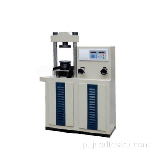 Máquina de teste de compressão de cimento Display Digital